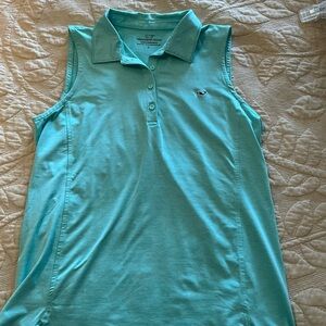 Vineyard Vines Women's Sleeveless Polo - Aqua